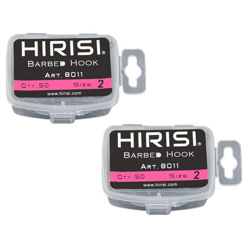 Xzante Hirisi 100 Pcs 코팅 고 탄소 스테인레스 스틸 가시 후크 잉어 낚시 팩 8011 8, 그림이 보여 주듯이