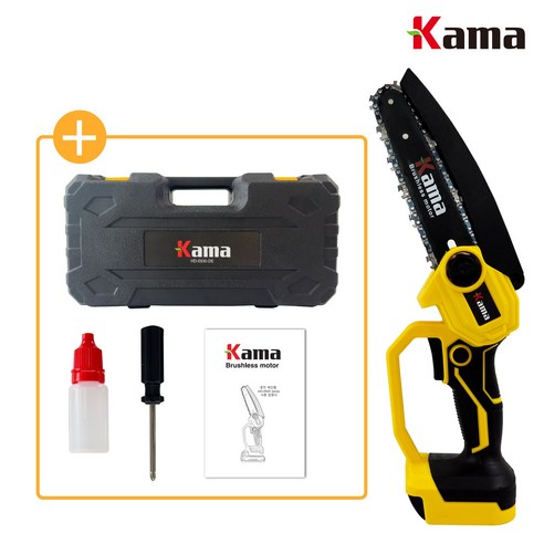 카마 KAMA 충전톱 6인치 충전 체인 톱 HD-0930-DE 21V 베어툴 디월트 호환(충전기 베터리 별매), 1개, 본품(베어툴)
