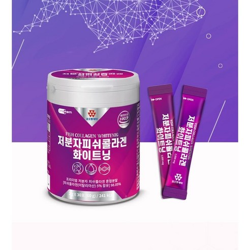 저분자 피쉬콜라겐 화이트닝 2000mg, 1세트, 30정