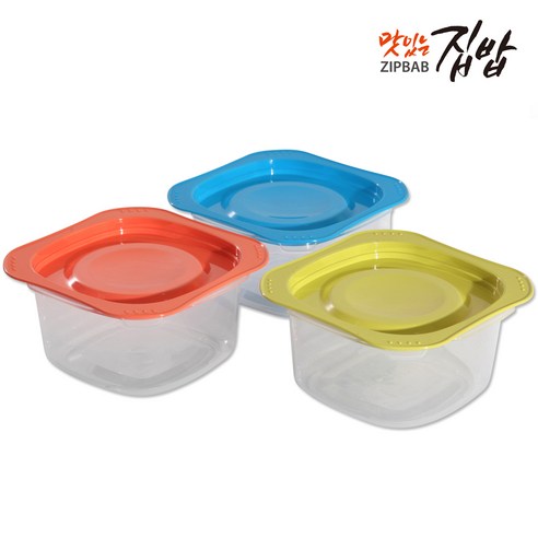 집밥 전자렌지 밀폐용기 찜기 냉동밥 반찬통 쿡밥 300ML 20p 색상랜덤, 집밥 300ML, 20개