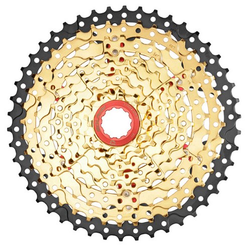 Bolany MTB 자전거 프리휠 9 속도 플라이휠 마운틴 자전거 사이클링 카세트 액세서리 9 속도, 46T., 금