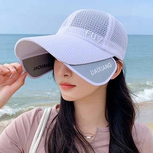 어나더뷰 2561 [4컬러] 메쉬 날개 볼캡 썬캡 확장 썬바이저 자외선차단 버킷햇 야구 스포츠 골프 바캉스 여름 모자