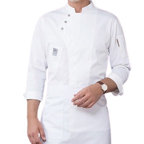 러빙랩 긴팔 스냅단추 조리복 상의 CLT-05