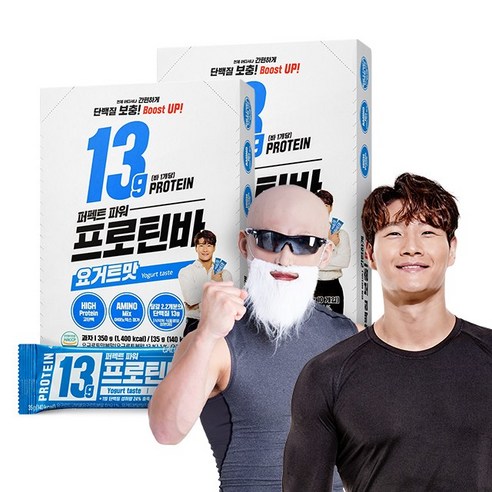 칼로바이 퍼펙트파워 프로틴바 단백질바 요거트맛, 350g, 2개