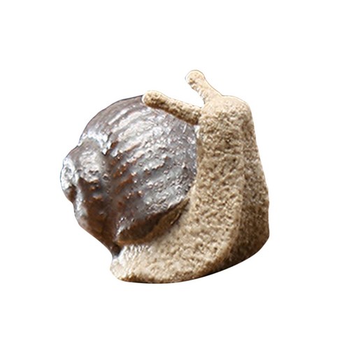 ST SHOP 미니 세라믹 작은 달팽이 장식품 분재 마이크로 풍경 홈, 1.8x4.5x2.2cm, 멀티