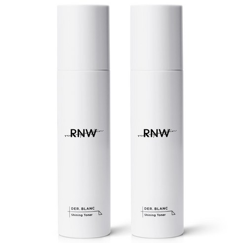 RNW 알엔더블유 더 블랑 샤이닝 토너, 125ml, 2개