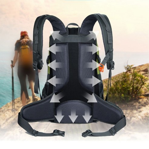 야외 모험에 최적화된 편안하고 내구성 있는 등산 백팩