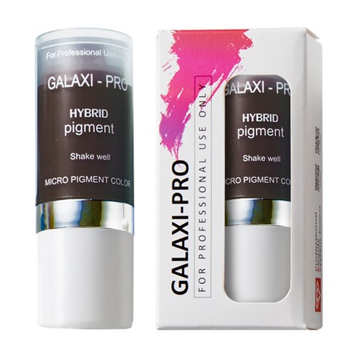 뉴갤럭시프로 반영구화장색소 머신 엠보 수지기법 멀티색소 10ml, 다크브라운, 1개