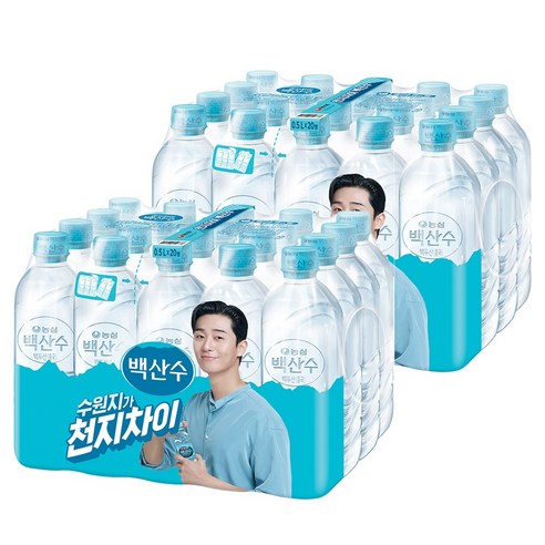 백산수 무라벨 생수, 500ml, 40개 
사과식초/땅콩버터 외