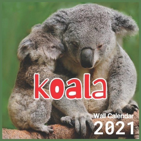 koala Calendar 2021: 16 Month Wall & Office Calendar Koalas For Kids ...