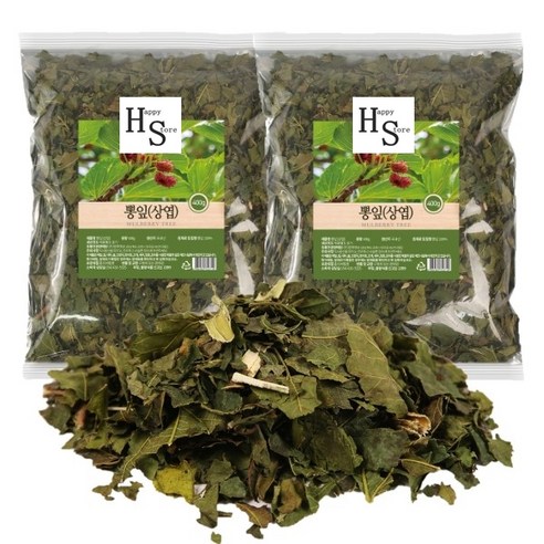 뽕잎 상엽 차 국산 뽕나무잎 순수 100% 뽕닢 봉잎 이파리, 400g, 1개입, 2개