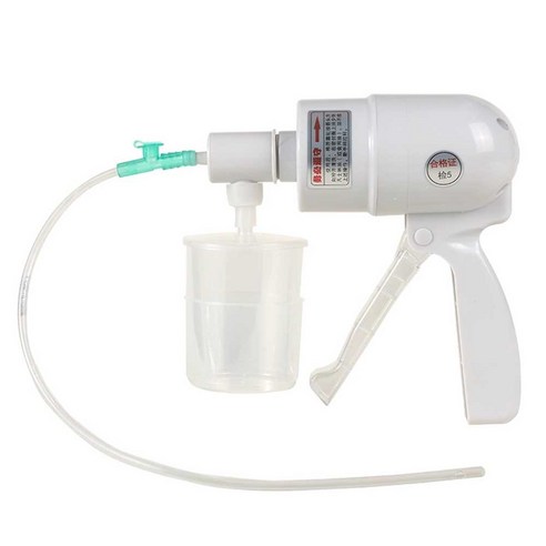 가래 수동 석션기 콧물 장치 실리콘 가정용 배출 흡입기 간호, 02. 콧물/가래 흡입기 + 5.3mm 튜브 10개 (