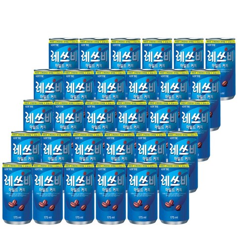 레쓰비마일드 175ml(업소용) 캔커피, 30개입