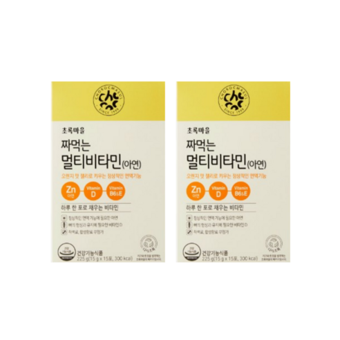 (초록마을) 짜먹는 멀티비타민