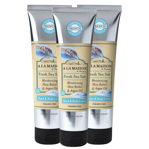 알라메종 핸드 & 바디 로션 프레시 씨 솔트 향, 150ml, 3개