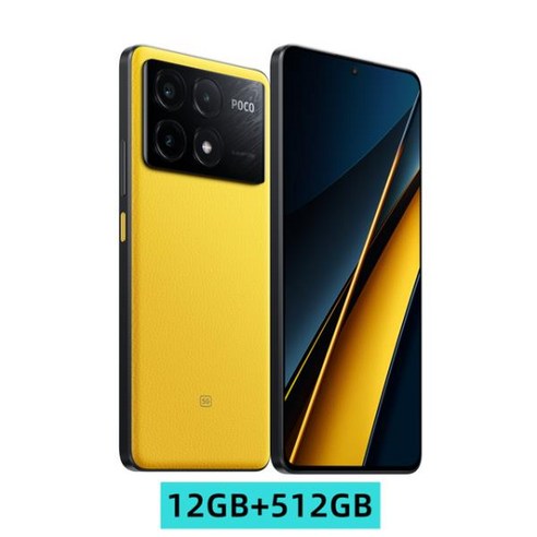 POCO X6 프로 5G 256GB 512GB 디멘션 8300-울트라 6.67 인치 AMOLED 64MP 카메라 OIS 67W 5000mAh POCOX, 01 Global Version, 06 12GB 512GB Yellow