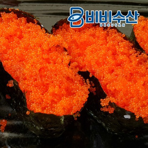 해물총각 대용량 프리미엄 날치알(골드 레드) 500g, 날치알 레드 500g(코아)((1개), 1개