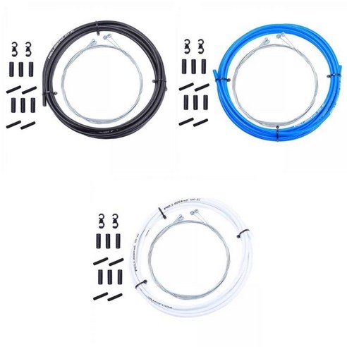 범용 브레이크 케이블 및 하우징 1pcs 자전거 자전거 산악 도로 BMX 블루+범용 브레이크 케이블 및 하우징 1pcs, 설명한대로, 강철