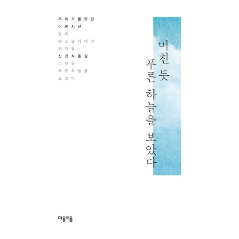 미친 듯 푸른 하늘을 보았다, 마음이음