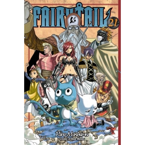 (영문도서) Fairy Tail V21 Paperback, Kodansha Comics, English, 9781612620589