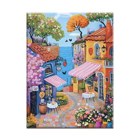 피포페인팅 DIY 명화그리기 유화 그림 그리기 아크릴화 30*40cm, 35타입, 1개