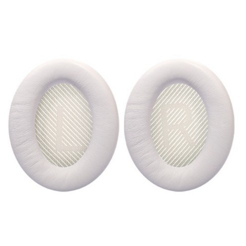 보스 헤드폰 이어 패드 QC35 QC25 QC 15 2 AE2 교체용 호환 솜 쿠션 커버, (화이트)1쌍(Q)