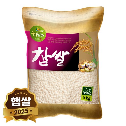 현대농산 국산 찹쌀 5kg