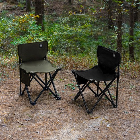 카즈미 필드 컴팩트 체어, BLACK, 1개