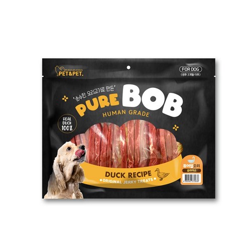 퓨어밥 300g, 10개, 오리 슬라이스