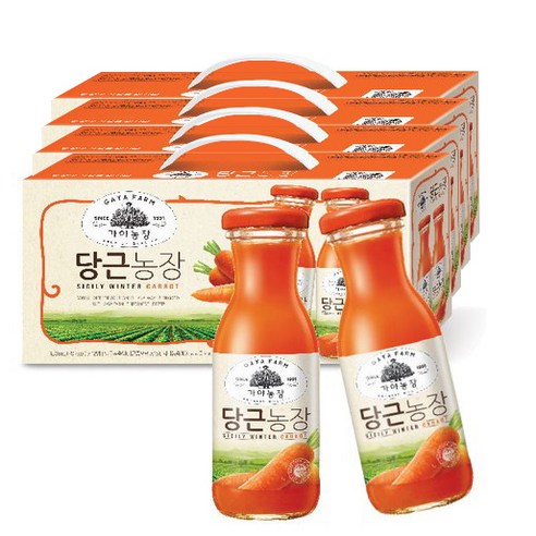[제트스카이] 가야농장 당근, 180ml, 48개