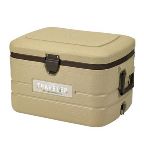 코멕스 트래블러 아이스박스, 브라운 + 딥브라운, 40L