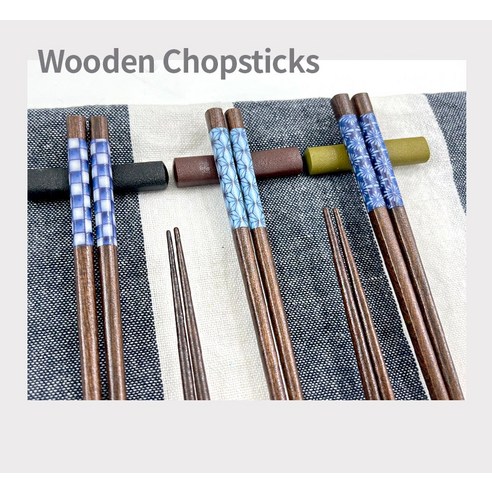 식탁에 스며드는 자연의 숨결, 설렘하우스 천연목 젓가락 세트