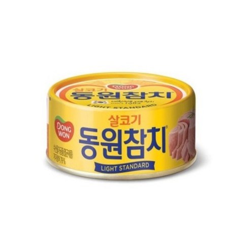 동원 살코기참치 100g, 5개