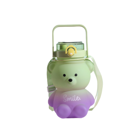 MOCAROSE 빨대 텀블러 커피잔 귀여운 곰돌이 물컵, 2#