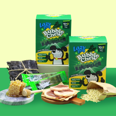 레이지독 버블츄: 건강한 치아와 행복한 미소를 위한 선택