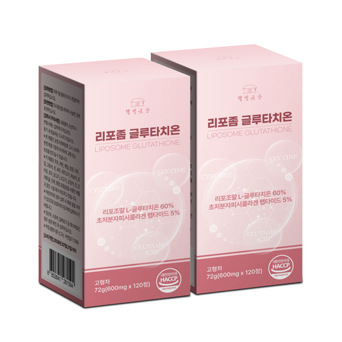 웰빙곳간 리포좀 글루타치온 600mg, 1개, 120정