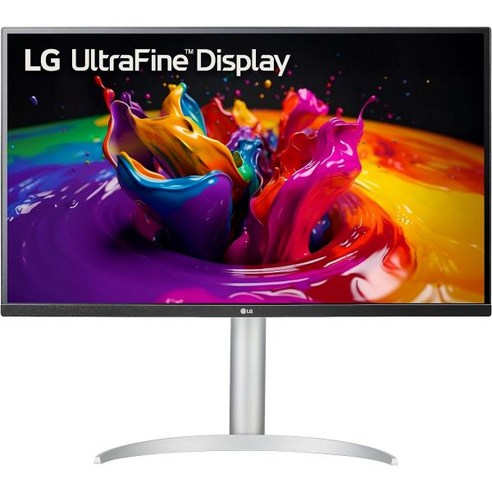 모니터 서브 컴퓨터 LG 울트라파인 31.5인치 32UP83AW IPSHDR 10 호환 및 AMD FreeSync 화이트, Power Delivery: 90W