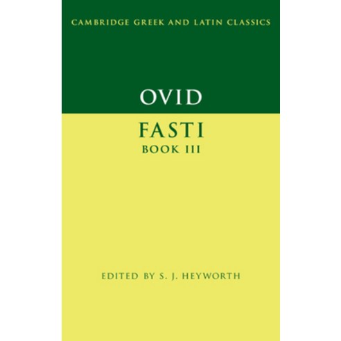 (영문도서) Ovid: Fasti Book 3 Paperback, Cambridge University Press, English, 9781107602465