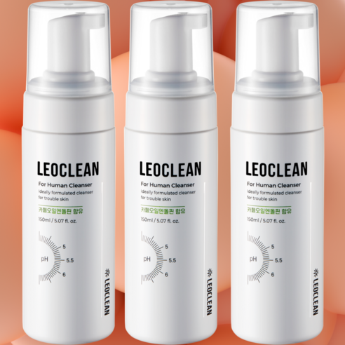 레오클린 남성 청결제, 150ml, 3개