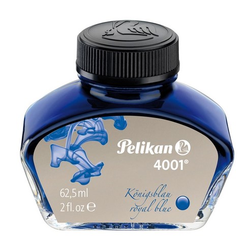 펠리칸 4001 병잉크(62.5ml), Blue Black, 1개