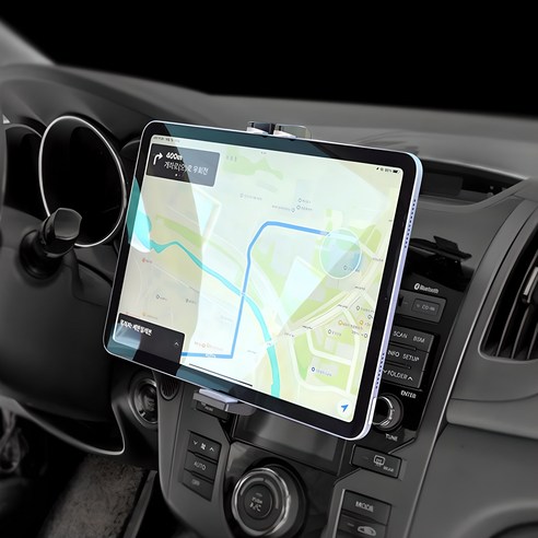 코시 태블릿PC 겸용 CD 슬롯 핸드폰 거치대, 1개, 블랙