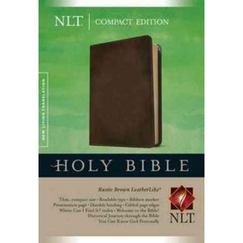 Holy Bible: New Living Translation Rustic Brown Leatherlike, Tyndale House Publishers