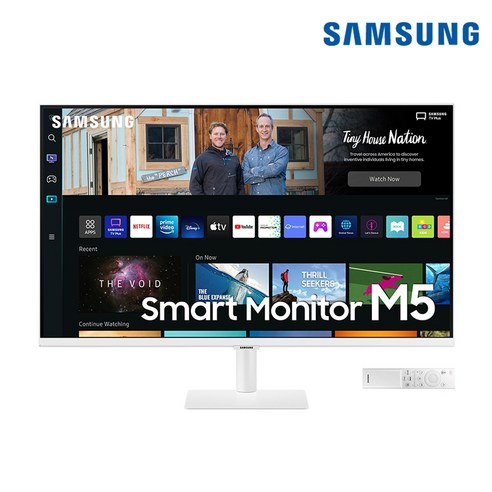 s43bm701 삼성전자 68.6cm FHD LED M5 스마트 모니터 화이트, LS27BM501EKXKR