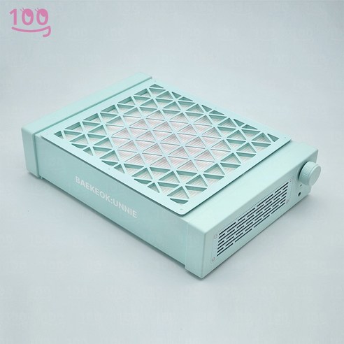 백억언니 드로윈 네일 흡진기 프리미엄 고출력 흡입기, 1개, 민트