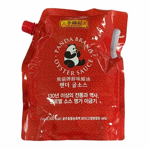 [오뚜기]이금기 팬더굴소스 2kg (스파우트팩), 1개