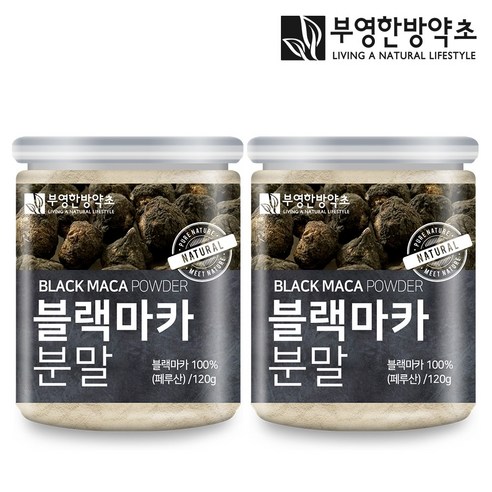 부영한방약초 블랙마카 분말 120g 파우더, 120g 2개, 2개