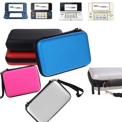 닌텐도3ds 닌텐도 NEW 2DS XL / 3DS / 3DS XL / NEW 3DS XL/ 2DS XL 전용 에어폼케이스, 닌텐도 에어폼 케이스-블랙, 1개