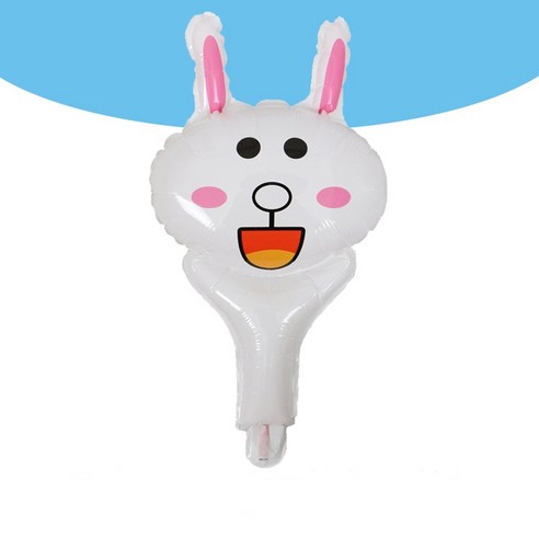 파티복닷컴 모양풍선 10개입, 169.라인지팡이 토끼