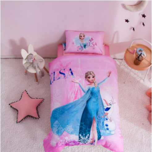 디즈니 정품 이불 낮잠 세트 침대 겨울왕국 엘사 미키마우스 미니마우스 프린세스 맥퀸, 엘사2