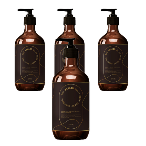 에어에이드 맥주 효모 예방 약산성 유래성분 샴푸 500ml 기능성샴푸, 4개